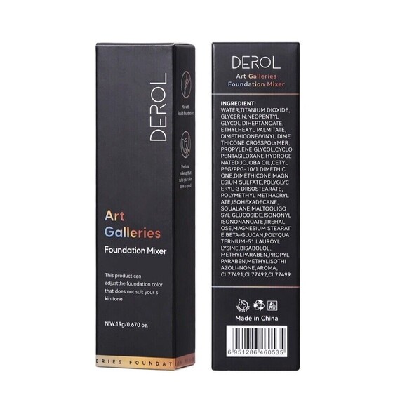 DEROL Art Galleries Foundation Mixer 6.70oz Bea Tide #02 Professional Artist - Picture 1 of 5